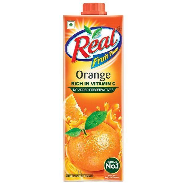 Real - Orange Juice, 1 ltr