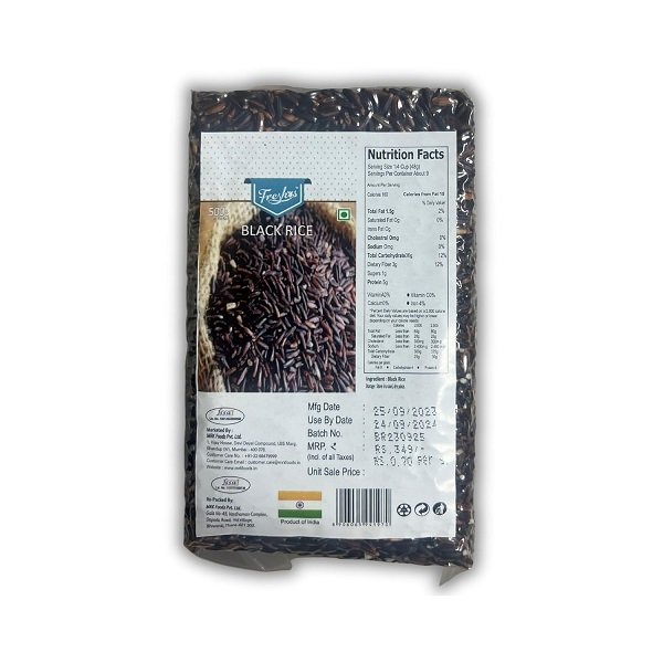 Freshos - Black Rice, 500 gm