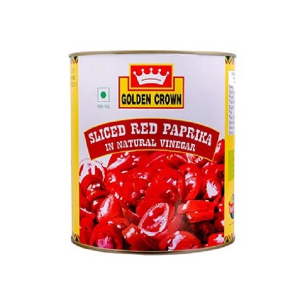 Golden Crown Red Paprika Sliced, 3.1 Kg
