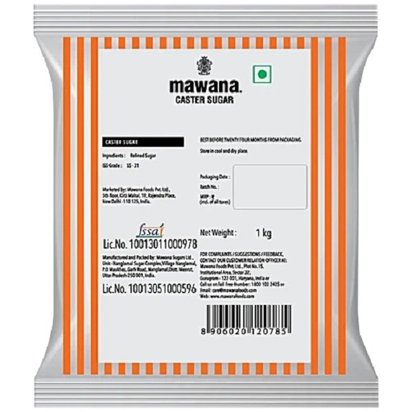 Mawana Castor Sugar,1 kg