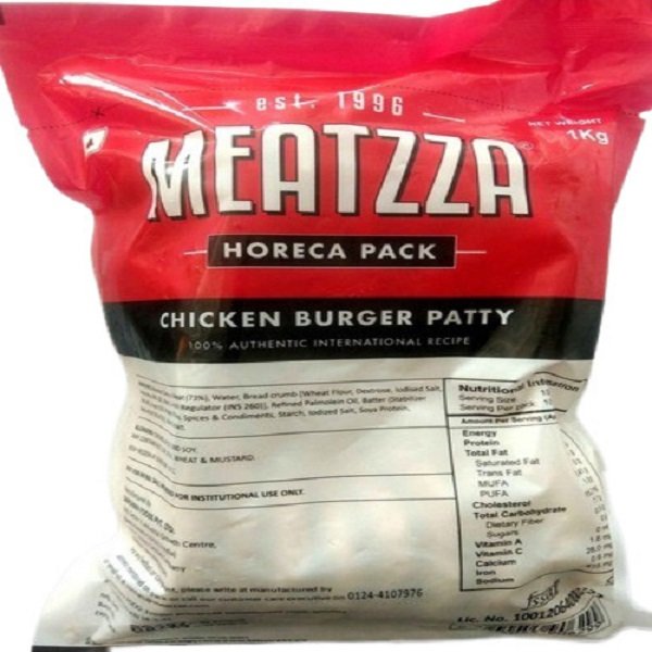 Meatzza Chicken Burger Patty,1kg