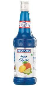Manama Blue Curacao Syrup, 1 Ltr