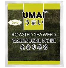 Umai Roasted Yaki Sushi Noori Sheet, 50 Sheets