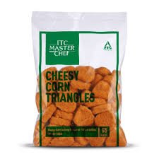 ITC Cheesy Corn Triangles,1kg