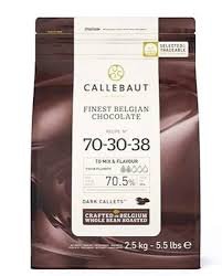 Callebaut Dark Chocolate Extra Bitter 70-30 ,2.5 kg