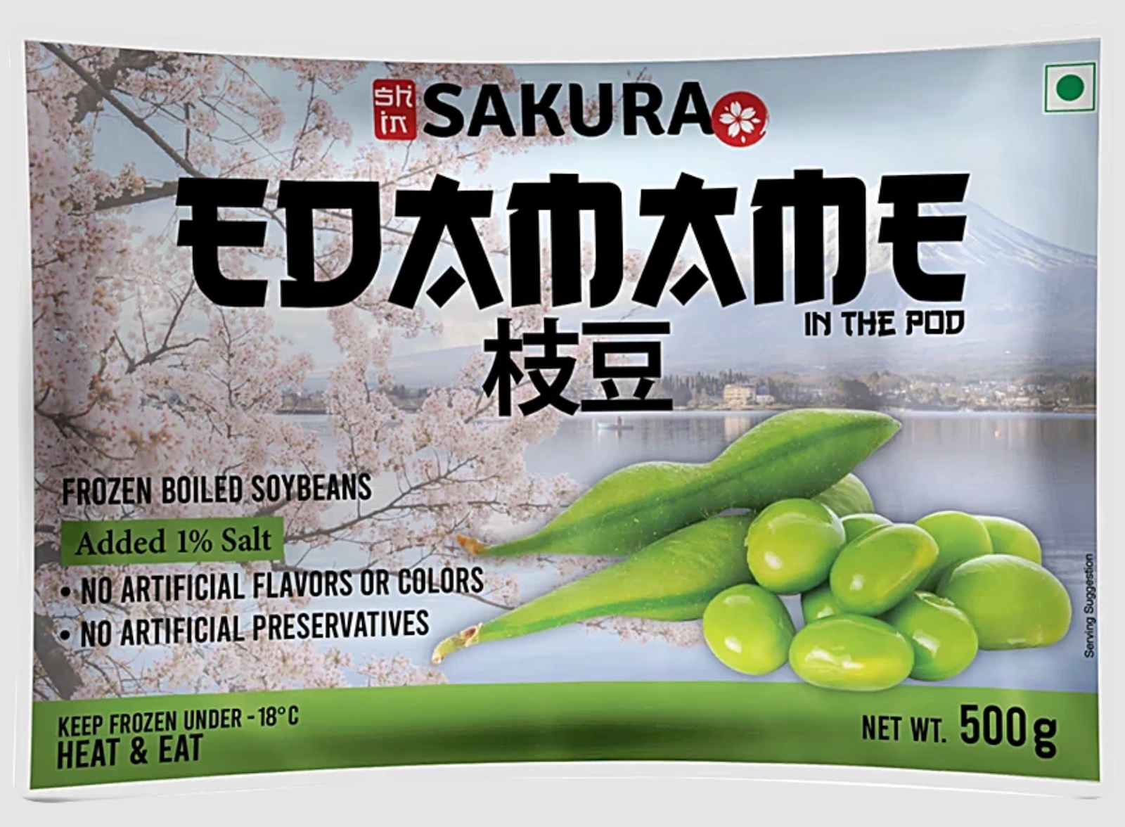 Sakura Edmame With Pod 1 Kg