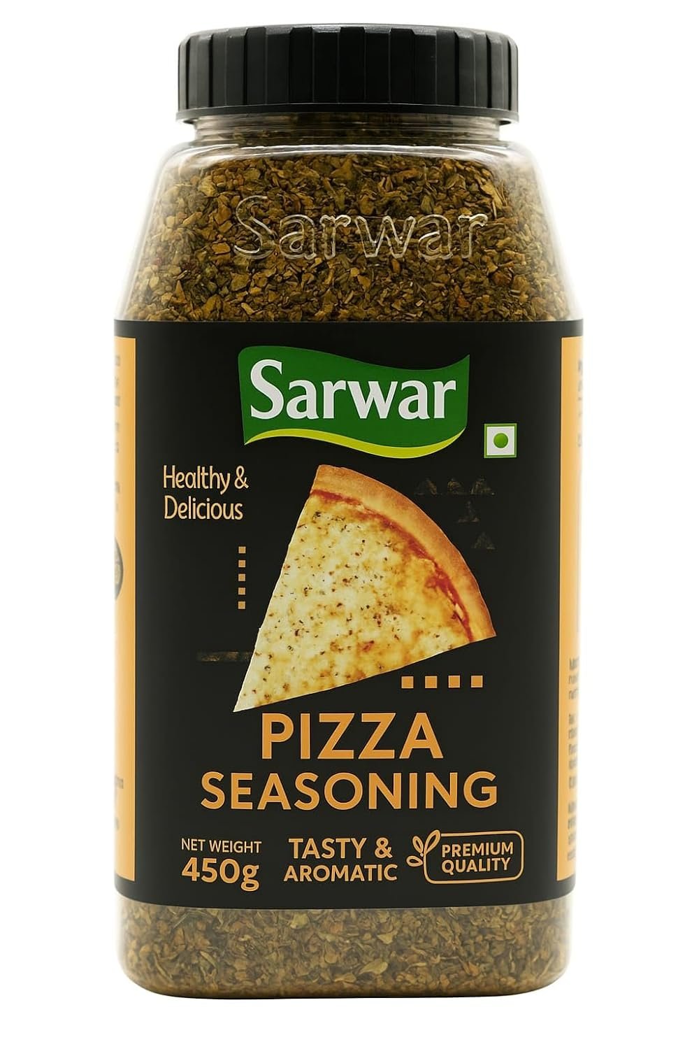Sarwar Pizza Seasonings, 450 gm (Jar)