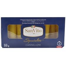 Sanvito cannelloni pasta, 250 gm