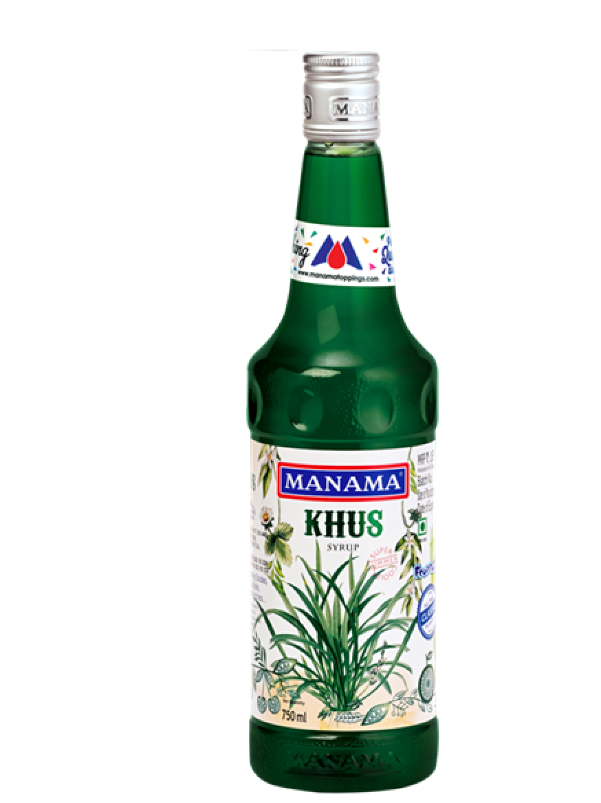 Manama Khus Syrup , 1 Ltr