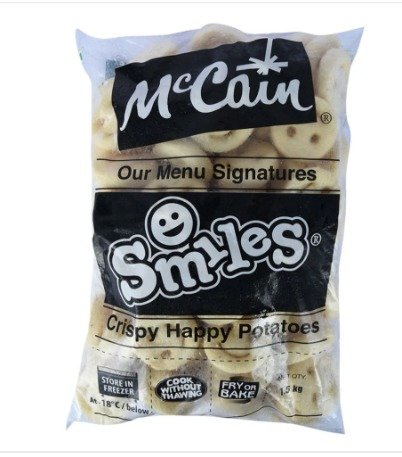 McCain Smiles, 1.5 kg (8 pck)