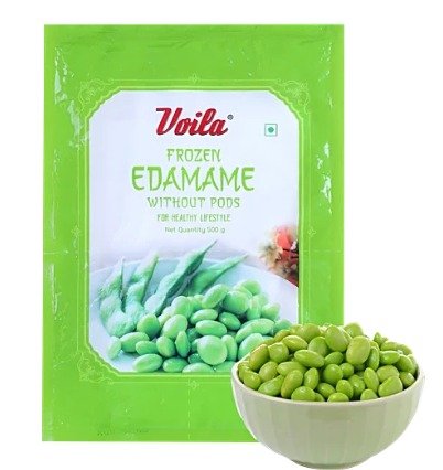 Voila Frozen Edamame with pods,  500 gm