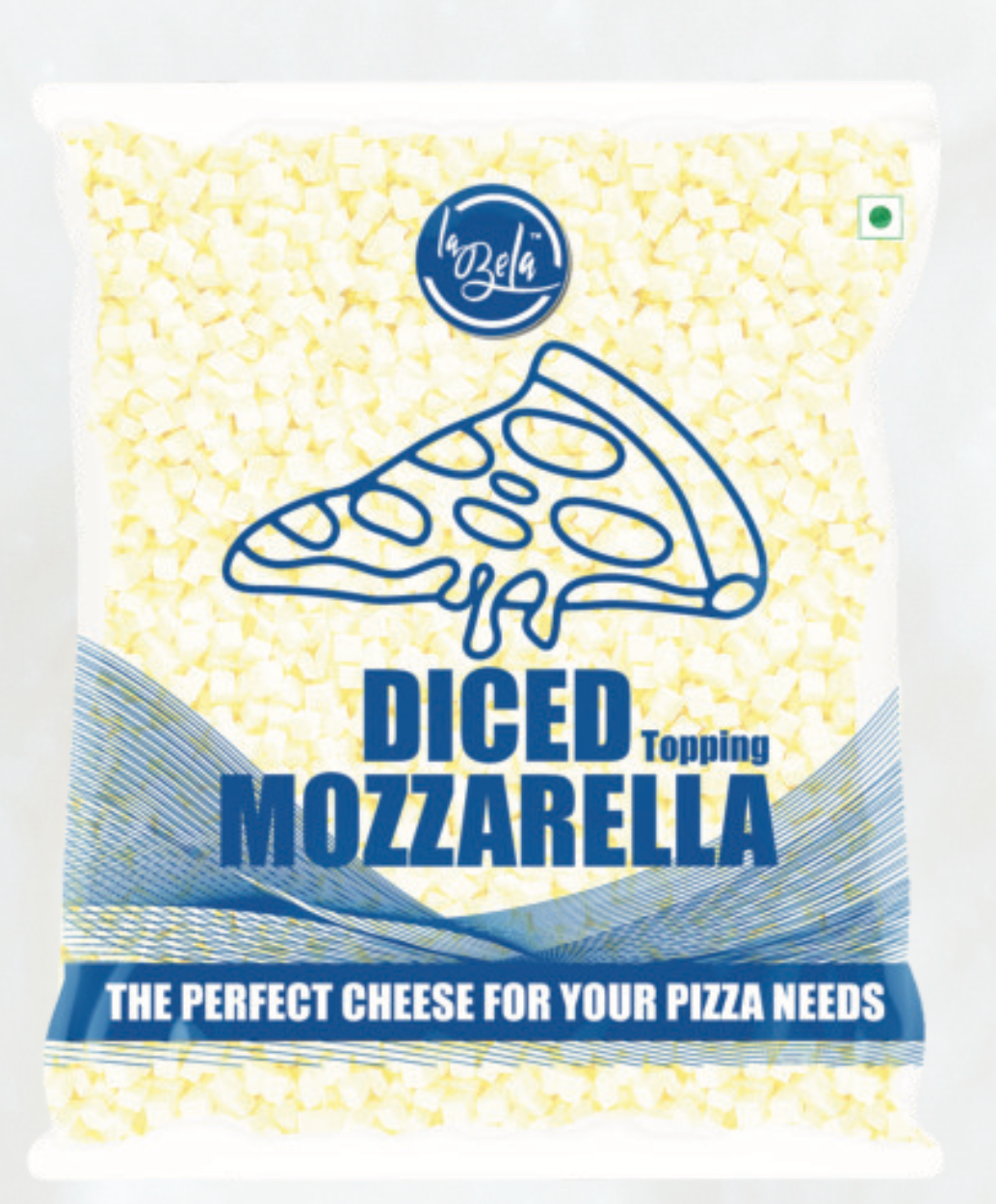 LaBela Diced Mozzerella Cheese , 1 kg