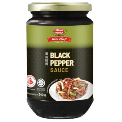 Woh Hup Black Pepper Sauce, 340 gm
