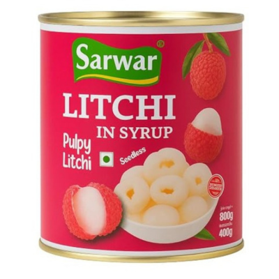 Sarwar Litchi Tin In Syrup, 850 gm
