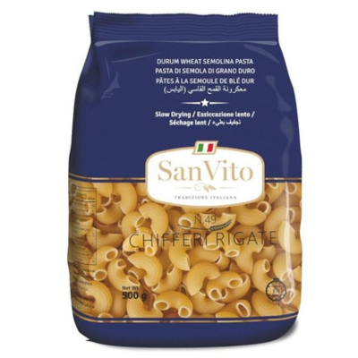 Sanvito Maccroni Chifferi Rigati, 500 gm