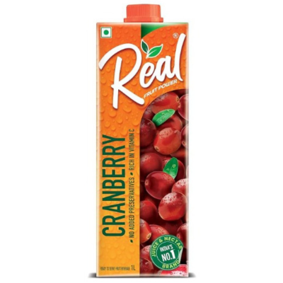 Real Cranberry Juice, 1 ltr