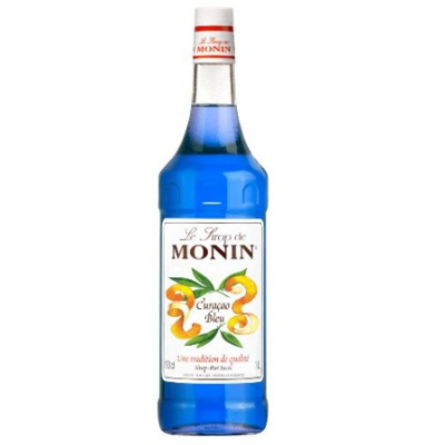 Monin  Blue Curacao Lime Syrup, 1 Ltr