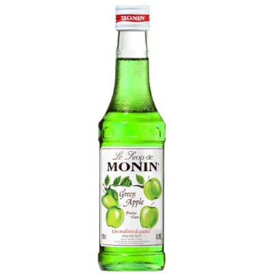 Monin  Green Apple Syrup, 1 ltr