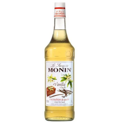 Monin Vanilla Syrup, 1 ltr