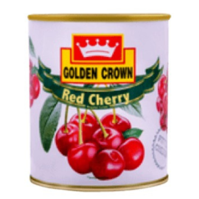 Golden Crown Red Cherry With Stem, 850 gm