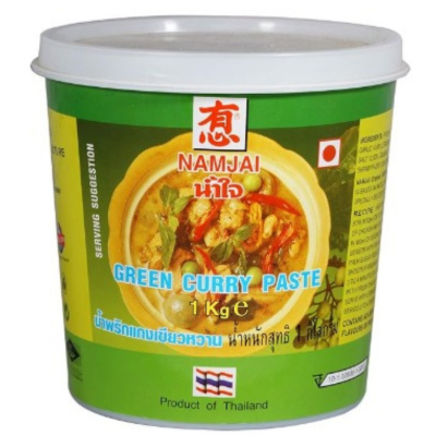Namjai Veg Green Curry Paste, 1 kg
