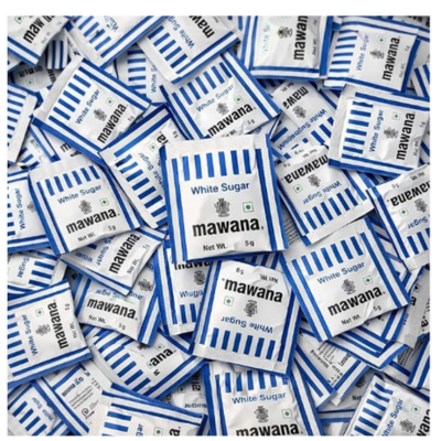 Mawana White Sugar Sachet, 8gm X 100 Pcs