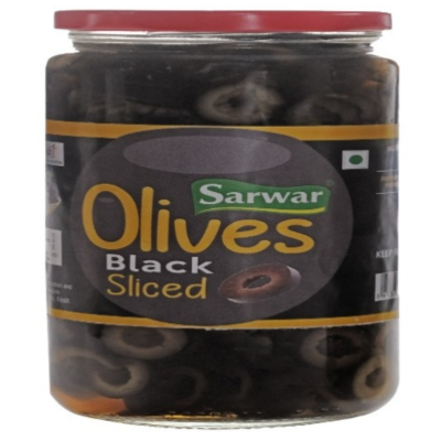 Sarwar Black Olive Slice, 450 gm