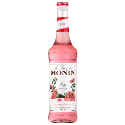 Monin Rose Syrup, 1 ltr
