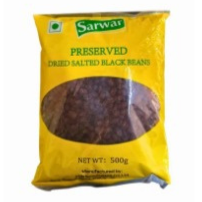 Sarwar Dried Salted Black Bean, 500 gm