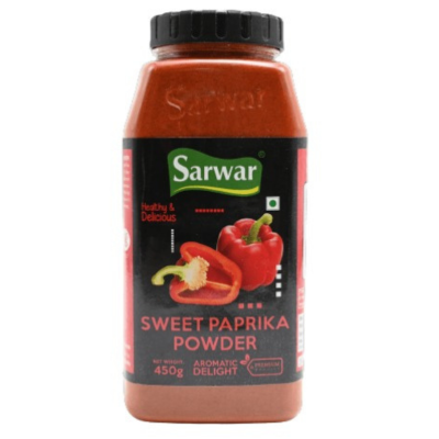 Sarwar Sweet Paprika Powder (Sprinkler Jar), 450 gm