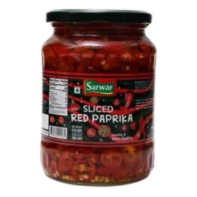 Sarwar Red Paprika Slice, 720 ml