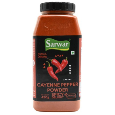 Sarwar Cayenne Paper Powder, 450 gm