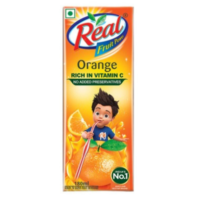 Real Orange Juice, 180 ml