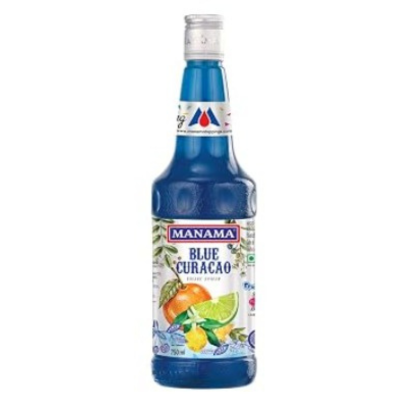 Manama Blue Curacao Syrup, 750 ml