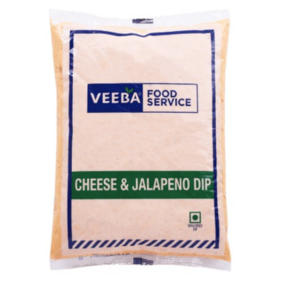 Veeba Cheese & Jalapeno Dip, 1 kg