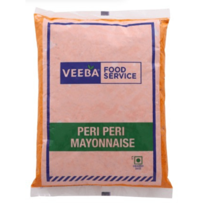 Veeba Peri Peri (Eggless) Mayonnaise, 1 kg