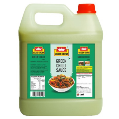 Golden Crown Green Chilli Sauce, 5 kg