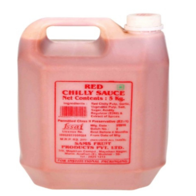 Sams Red Chilli Sauce, 5 ltr