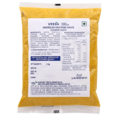 Veeba American Mustard Sauce, 1 kg