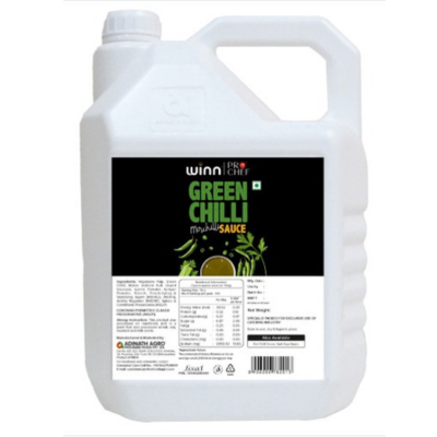 Winn Green Chilli Sauce, 5 kg