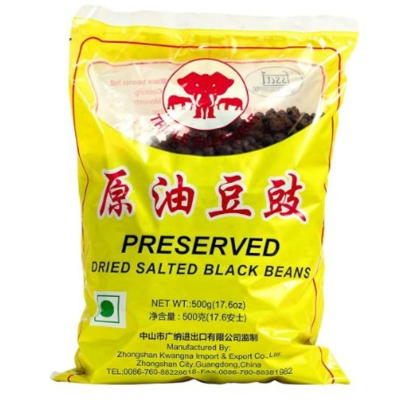 Triple Elephent Black Bean Salted, 500 gm