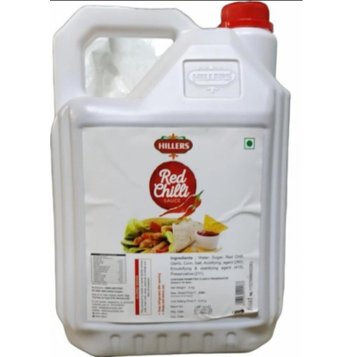 Hiller Red Chilli Sauce, 5 kg