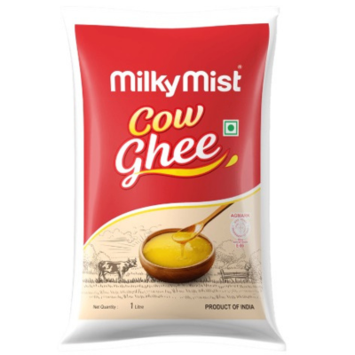 Milky Mist Cow Ghee, 1 ltr (Pouch)