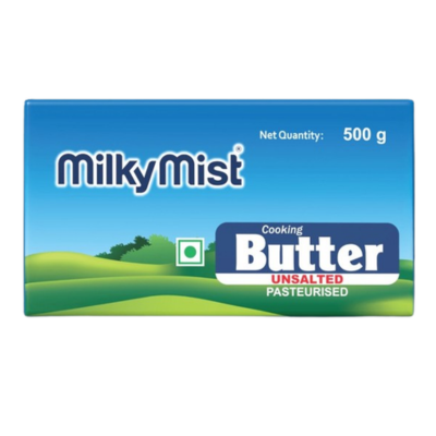 Milky Mist Cooking Butter (Unsalted), 500 gm
