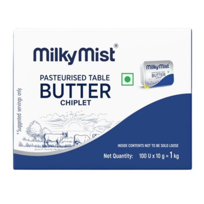 Milky Mist Butter Blisters (100 units/pack), 1 kg