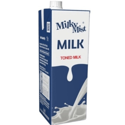 Milky Mist UHT Toned Milk, 1 ltr